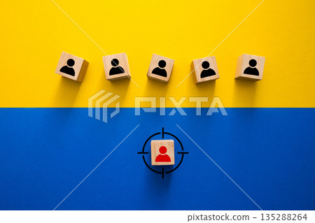 Target customer segment focusing on specific audience niche Target customer segment focusing on specific audience niche 135288264