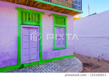 印度傑伊瑟爾梅爾的街道 135288911