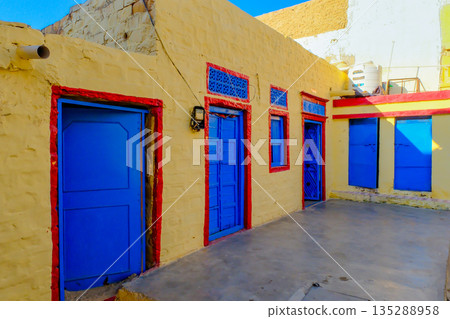 印度傑伊瑟爾梅爾的街道 135288958