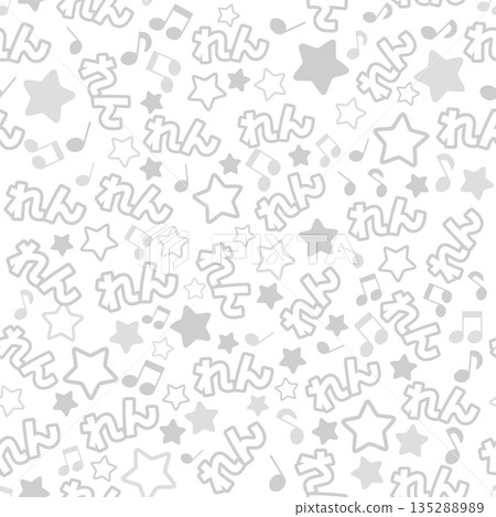 白色窗簾無縫圖案 135288989