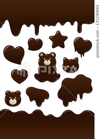 巧克力插圖集 135290665