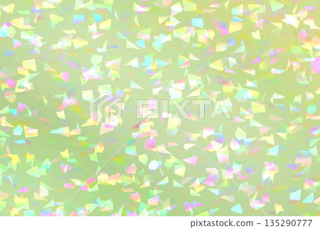 Background material_hologram_yellow-green 135290777