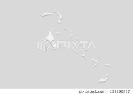 Map of Bahamas, template Caribbean outline country Map of Bahamas, template Caribbean outline country 135290957