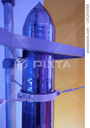 Silicon single crystal. Monocrystalline silicon ingot 135291956