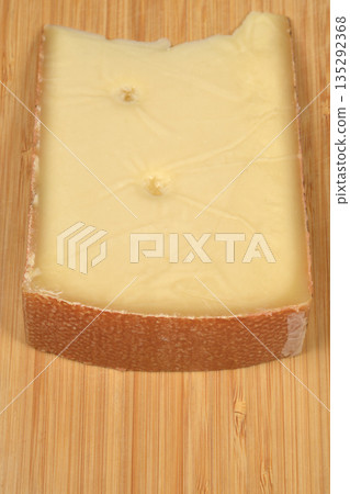 Challerhocker cheese on wood 135292368
