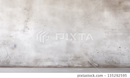 Empty gray concrete wall. Gray concrete wall as background. Abstract design with textured black stone wall background 135292595