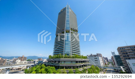 Cityscape image with tower apartments 135292694