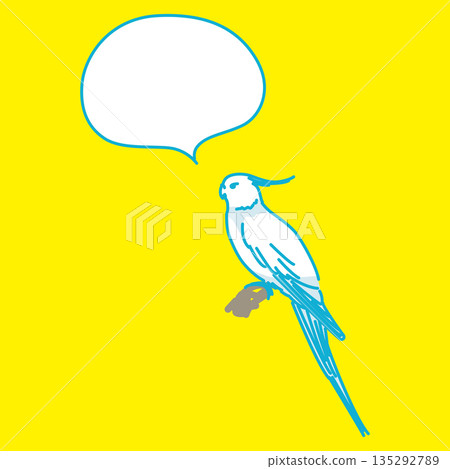 可愛的鳥兒對話框 可愛的鳥兒對話框 135292789