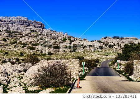 Rock formations, Torcal de Antequera, Spain 135293411