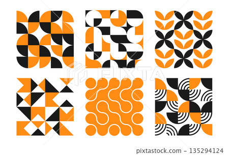 geometric, vector, icon 135294124