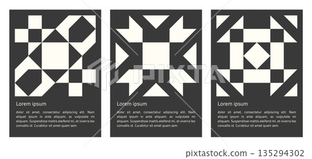 geometric, pattern, vector 135294302