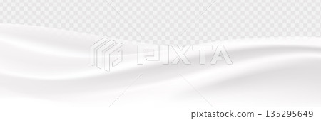 Liquid vector dripping ice cream texture. Glossy sugary flow drip, melting creamy surface. 135295649