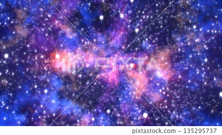 Abstract space background from the galaxy and bright glowing stars and constellations Abstract space background from the galaxy and bright glowing stars and constellations 135295737