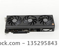 2,5 slot graphics card for creators and gamers for desktop PC, on white background 135295843