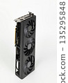 2,5 slot graphics card for creators and gamers for desktop PC, on white background 135295848