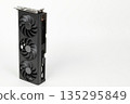 2,5 slot graphics card for creators and gamers for desktop PC, on white background 135295849