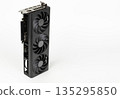 2,5 slot graphics card for creators and gamers for desktop PC, on white background 135295850