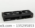 2,5 slot graphics card for creators and gamers for desktop PC, on white background 135295853