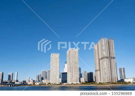 從豐洲往晴海方向的景色 從豐洲往晴海方向的景色 135296869