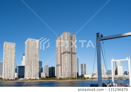 從豐洲往晴海方向的景色 從豐洲往晴海方向的景色 135296870
