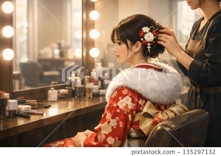 Morning beauty salon 135297132