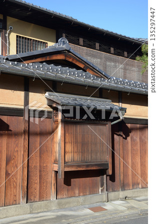 Street corner scenery sketch photo 135297447