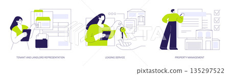 Real estate firm services isolated cartoon vector illustrations se Real estate firm services isolated cartoon vector illustrations se 135297522