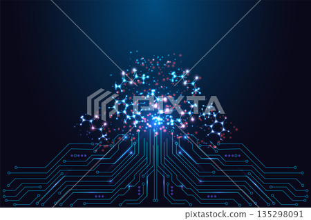 Artificial intelligence growing as organic neural structure from circuit, living digital evolution 135298091