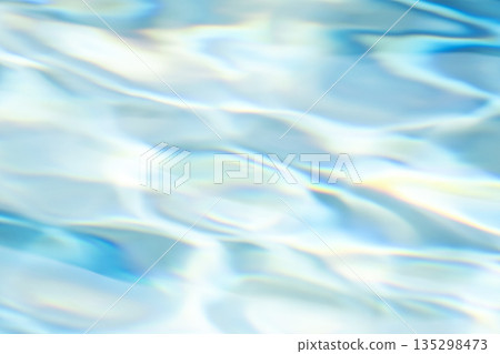 The image of summer colors created by the water surface pattern 135298473