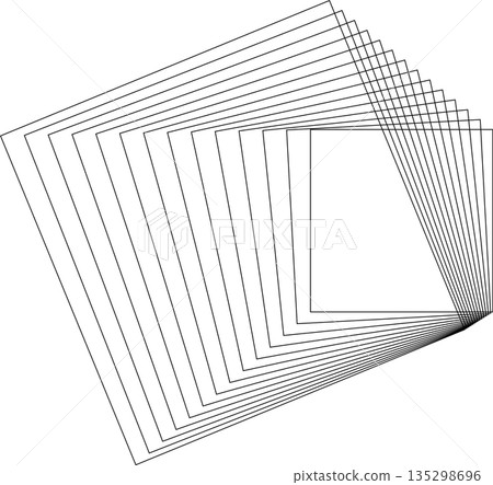 Square dynamic geometric shapes. Overlapping line elements Square dynamic geometric shapes. Overlapping line elements 135298696