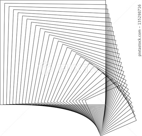 Square dynamic geometric shapes. Overlapping line elements Square dynamic geometric shapes. Overlapping line elements 135298716