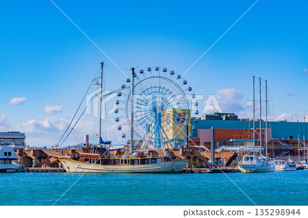 (Shizuoka Prefecture) Shimizu Marine Park in winter 135298944