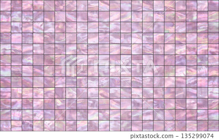 日本傳統工藝「珍珠母鑲嵌」呈現出美麗的珠光格子圖案 135299074