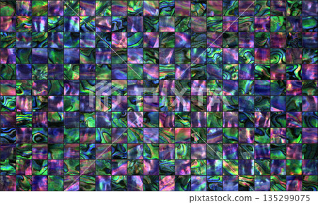 The beautiful pearlescent lattice pattern of the traditional Japanese craft "Mother-of-pearl inlay" The beautiful pearlescent lattice pattern of the traditional Japanese craft "Mother-of-pearl inlay" 135299075