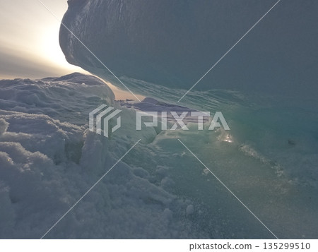 Gap in the drift ice Gap in the drift ice 135299510