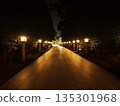 The road to Samukawa Shrine at night 135301968
