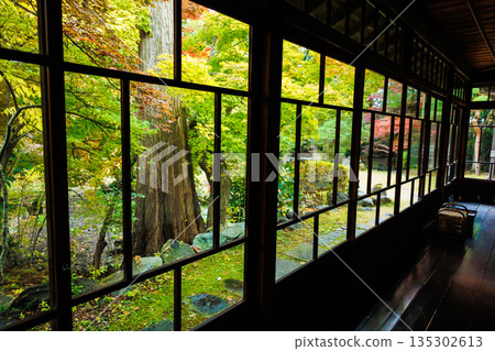 Atmospheric old Japanese house landscape material 135302613
