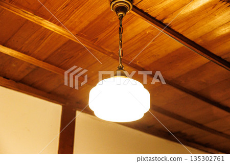 Atmospheric old Japanese house landscape material 135302761