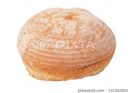 Wheat bread isolate on white background. Photo of food, bread. Wheat bread isolate on white background. Photo of food, bread. 135302803