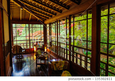 Atmospheric old Japanese house landscape material Atmospheric old Japanese house landscape material 135302811