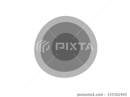 Vector illustration of a fuzzy shape Vector illustration of a fuzzy shape 135302945