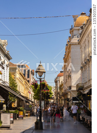 Knez Mihaila Street in Belgrade Knez Mihaila Street in Belgrade 135303587