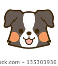 邊境牧羊犬臉部圖標 135303936