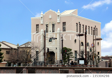 The exterior of the Ashiya Buddhist Church building The exterior of the Ashiya Buddhist Church building 135304298