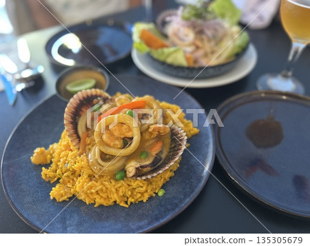A gourmet seafood lunch in Peru A gourmet seafood lunch in Peru 135305679