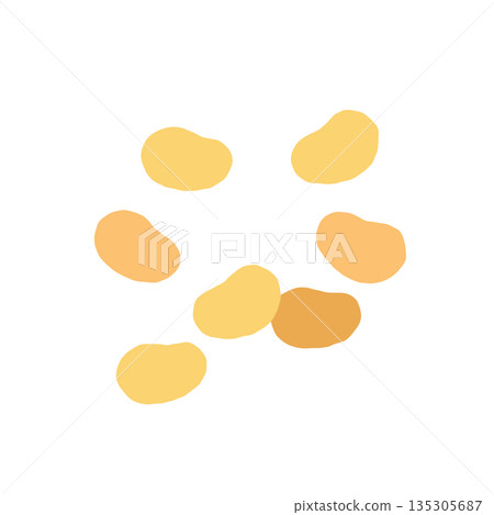 Setsubun lucky bean illustration | Roasted soybeans used for bean throwing, Japanese traditional events and food Setsubun lucky bean illustration | Roasted soybeans used for bean throwing, Japanese traditional events and food 135305687