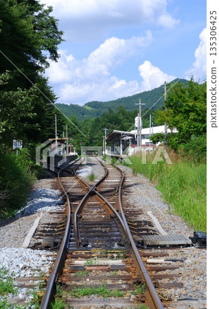從鐵路道口看到的清里站 135306425