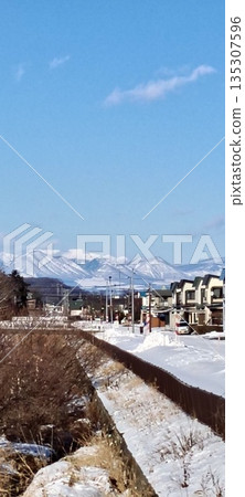 winter landscape in the mountains 135307596