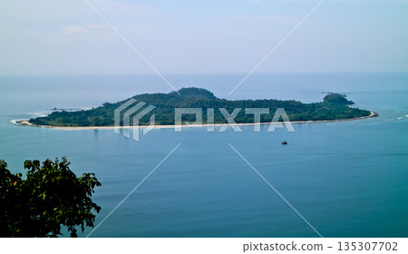 beautiful views of Sabang Island, the westernmost island of Indonesia, Aceh 135307702