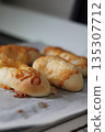 Freshly baked cheese bread 135307712
